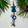 Nazar Boncuklu Seramik Kaftan Duvar Süsü El İşi 40 cm Nazar Boncuklu Seramik Kaftan Duvar Süsü El İşi 40 cm