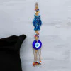Markome İpli Seramik Baykuş Duvar Süsü 40 cm