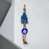 Kuş Temalı Marin Seramik Duvar Süsü 40 cm