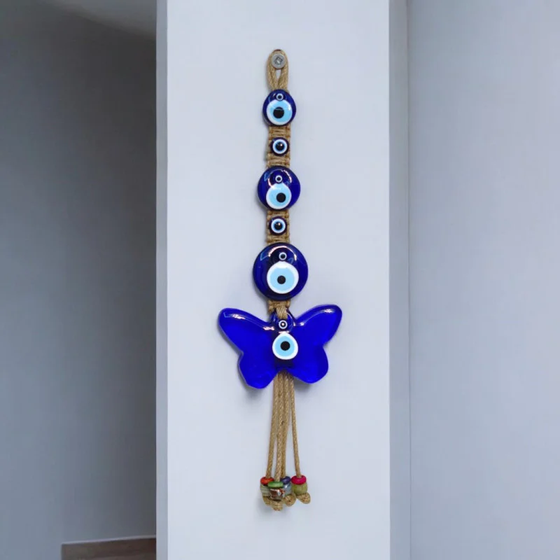 Kelebek Şekilli Nazar Boncuğu 50 cm Kelebek Şekilli Nazar Boncuğu 50 cm