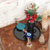 Damla Desenli Nazar Boncuğu Seramik Duvar Süsü 40 cm Damla Desenli Nazar Boncuğu Seramik Duvar Süsü 40 cm