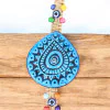 Damla Desenli Nazar Boncuğu Seramik Duvar Süsü 40 cm Damla Desenli Nazar Boncuğu Seramik Duvar Süsü 40 cm