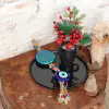 Damla Desenli Nazar Boncuğu Seramik Duvar Süsü 40 cm Damla Desenli Nazar Boncuğu Seramik Duvar Süsü 40 cm
