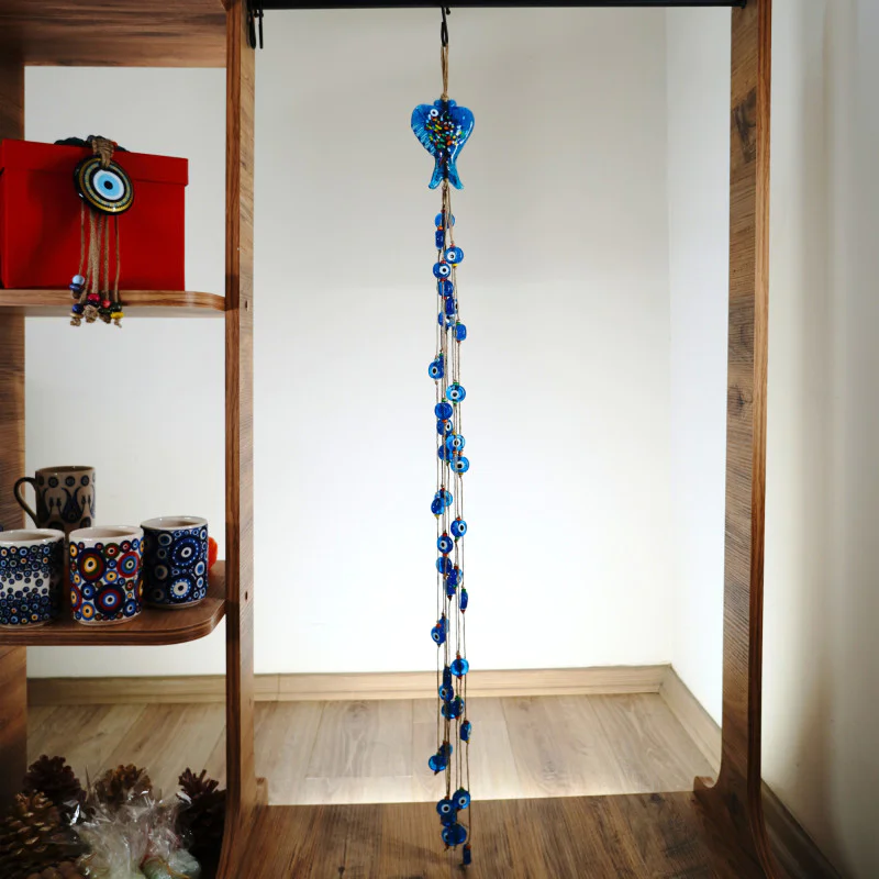 Cam Balık Figürlü 41 Kere Maşaallah Nazarlık Duvar Dekoru 100 cm Cam Balık Figürlü 41 Kere Maşaallah Nazarlık Duvar Dekoru 100 cm