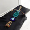 Baykuş Desenli Nazar Boncuğu Seramik Duvar Süsü 50 cm Baykuş Desenli Nazar Boncuğu Seramik Duvar Süsü 50 cm