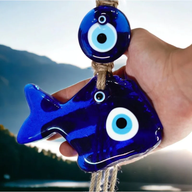 Balık Şekilli Nazar Boncuğu 50 cm Balık Şekilli Nazar Boncuğu 50 cm