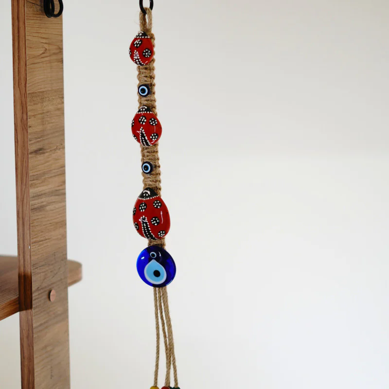 3’lü Uğur Böceği Nazar Boncuklu Seramik Duvar Süsü 40 cm 3’lü Uğur Böceği Nazar Boncuklu Seramik Duvar Süsü 40 cm