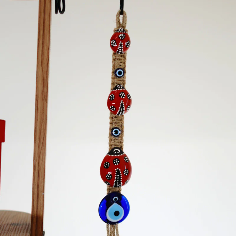 3’lü Uğur Böceği Nazar Boncuklu Seramik Duvar Süsü 40 cm 3’lü Uğur Böceği Nazar Boncuklu Seramik Duvar Süsü 40 cm