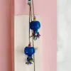 3lü Mavi Nar Figürlü Nazar Boncuklu Hasır Duvar Süsü 65 cm 3lü Mavi Nar Figürlü Nazar Boncuklu Hasır Duvar Süsü 65 cm