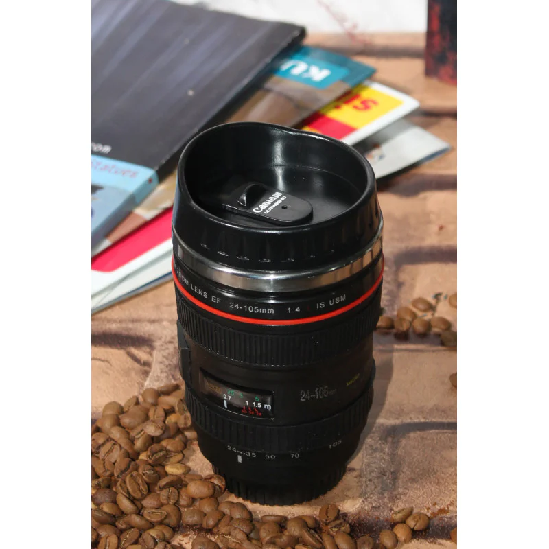 Lens Objektif Görünümlü Termos Kupa Bardak 300 Ml 6aly429