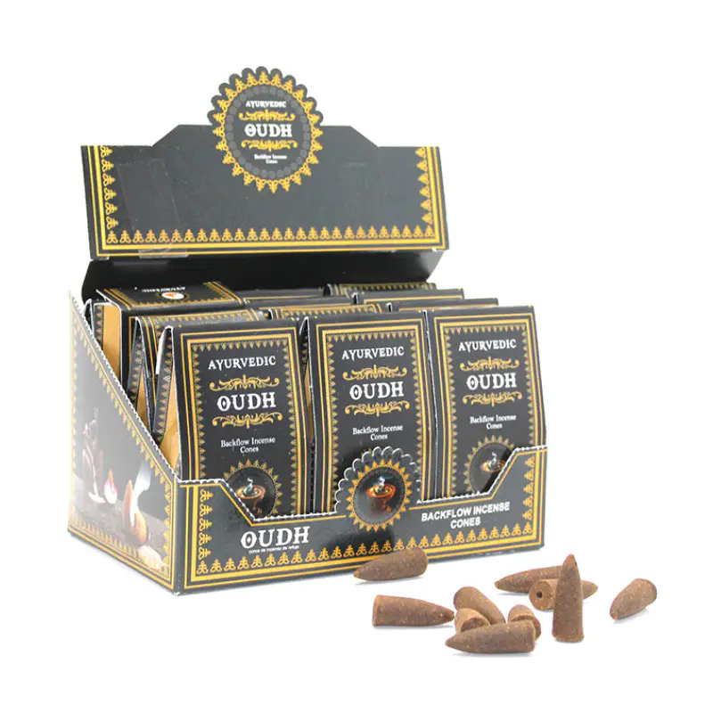 Ayurvedic Konik ( Geri Akış ) Tütsü Oudh Aromalı konik Oudh Ayurvedic Konik ( Geri Akış ) Tütsü Oudh Aromalı konik Oudh