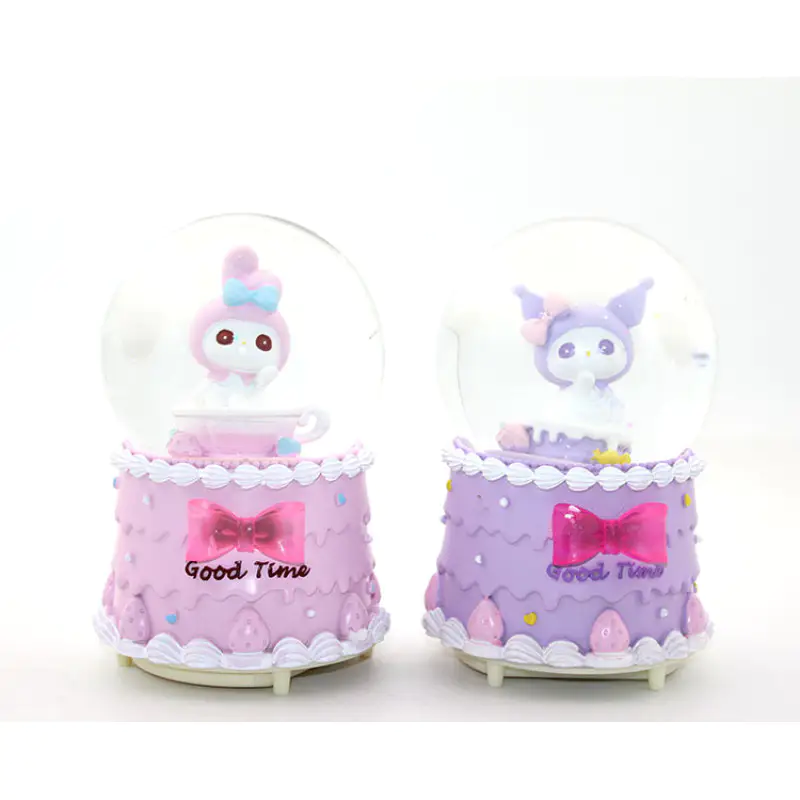 Kuromi Işıklı Müzikli Kar Küresi 13 Cm Alk1849 Kuromi Işıklı Müzikli Kar Küresi 13 Cm Alk1849