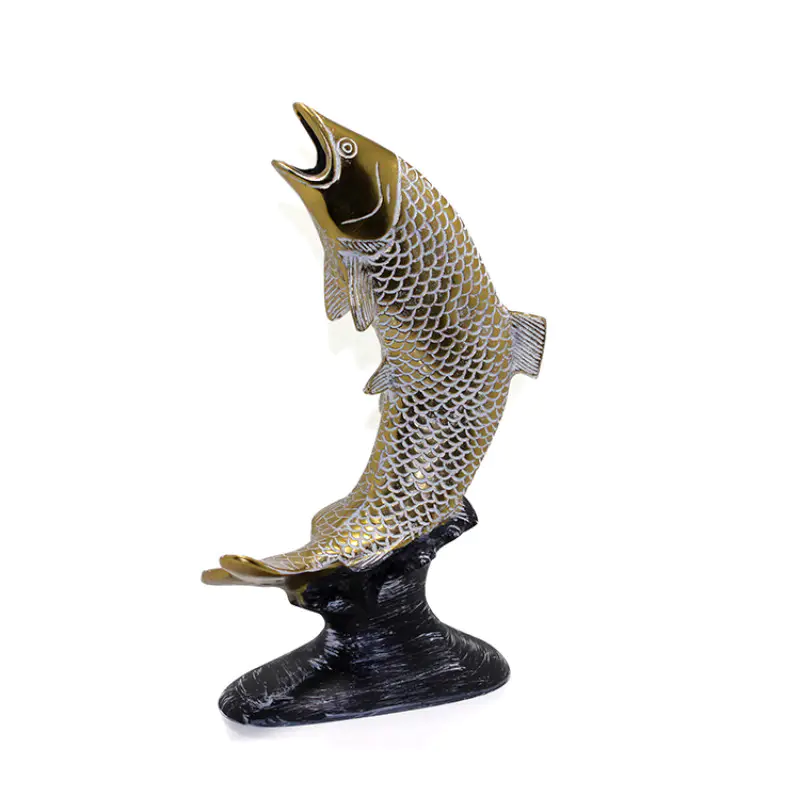 Metal Balık 43 Cm Sarı KSK507 Metal Balık 43 Cm Sarı KSK507