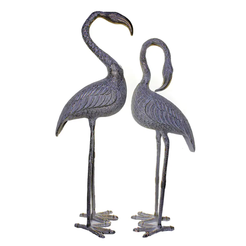 Metal İkili Flamingo Seti 105-100 Cm 104100cmbeyaz Metal İkili Flamingo Seti 105-100 Cm 104100cmbeyaz
