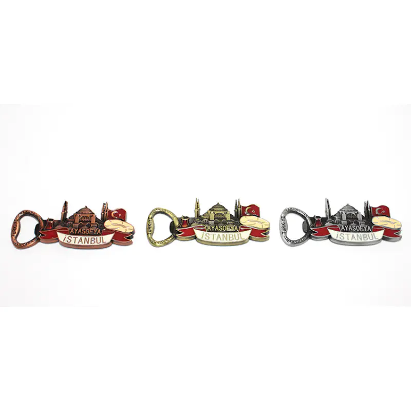 Metal İstanbul Temalı Yöresel Magnet Açacak 2Alk81 Metal İstanbul Temalı Yöresel Magnet Açacak 2Alk81