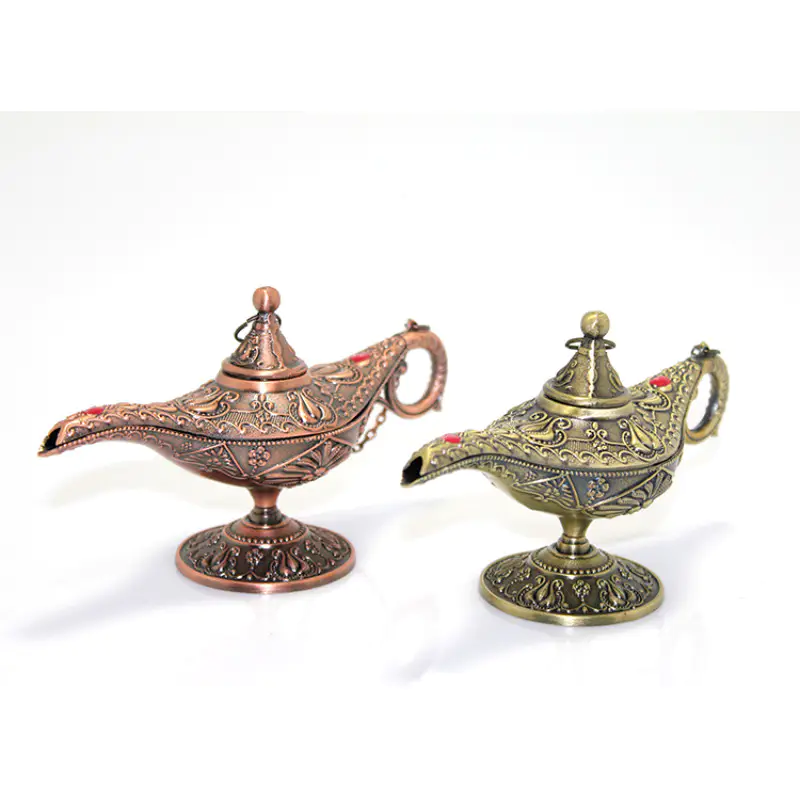 Metal Taşlı Alaatin Sihirli Lambası 020-324 Metal Taşlı Alaatin Sihirli Lambası 020-324