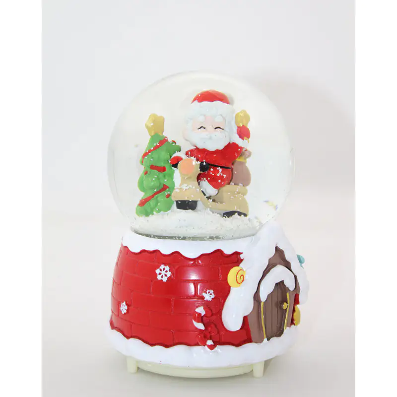 Noel Babalı Işıklı Müzikli Kar Küresi 16 Cm Alk2005 Noel Babalı Işıklı Müzikli Kar Küresi 16 Cm Alk2005