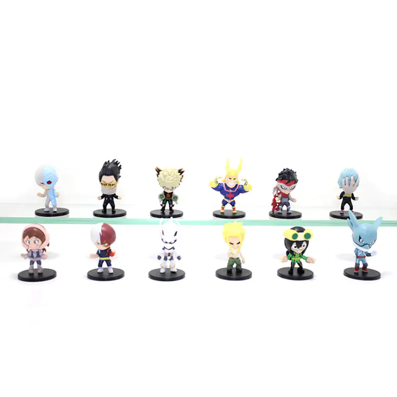 Silikon Anime Figür 12li Set ALK151 Silikon Anime Figür 12li Set ALK151