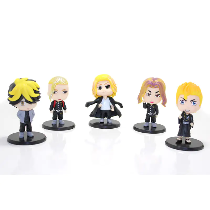 Silikon Anime Figür 5li Set ALK149 Silikon Anime Figür 5li Set ALK149
