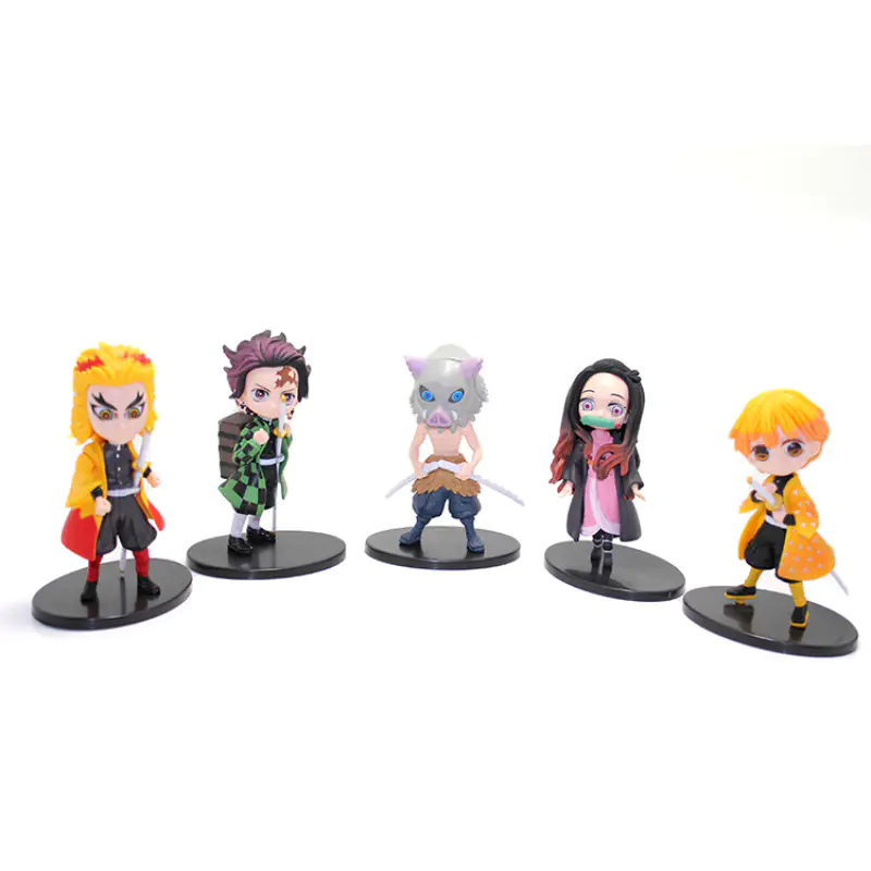 Silikon Anime Figür 5li Set ALK154 Silikon Anime Figür 5li Set ALK154