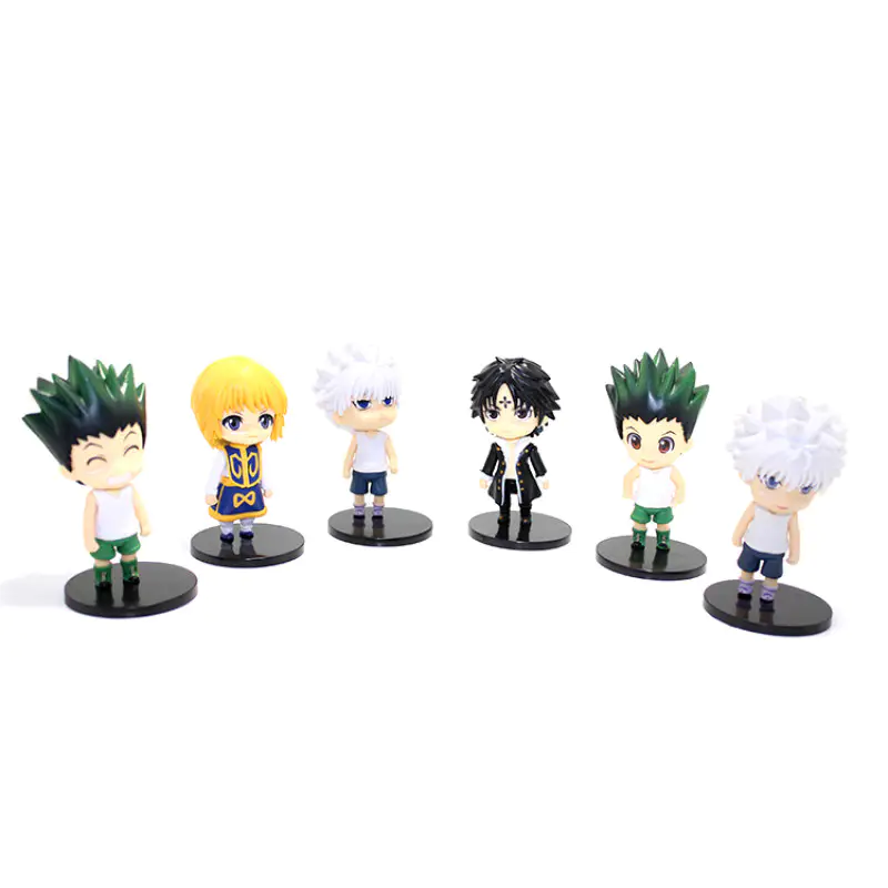 Silikon Anime Figür 6lı Set ALK138 Silikon Anime Figür 6lı Set ALK138
