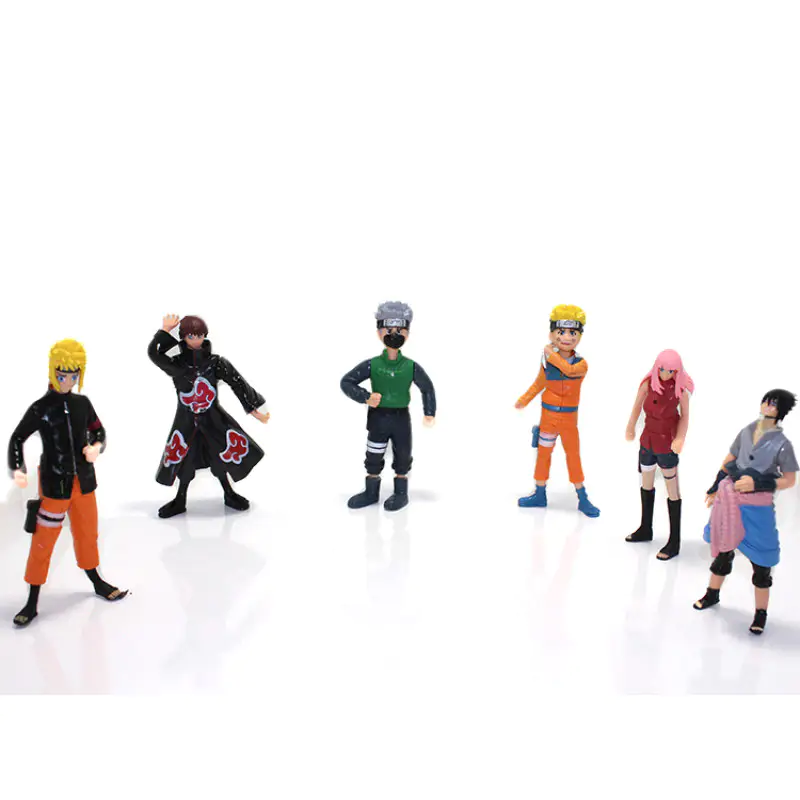 Silikon Anime Figür 6lı Set ALK144 Silikon Anime Figür 6lı Set ALK144