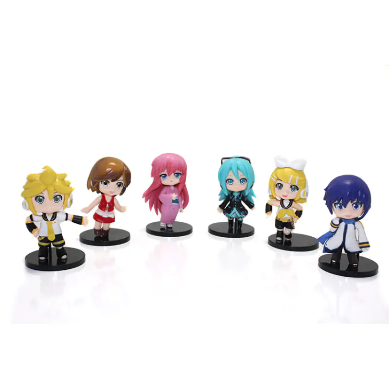 Silikon Anime Figür 6lı Set ALK153 Silikon Anime Figür 6lı Set ALK153