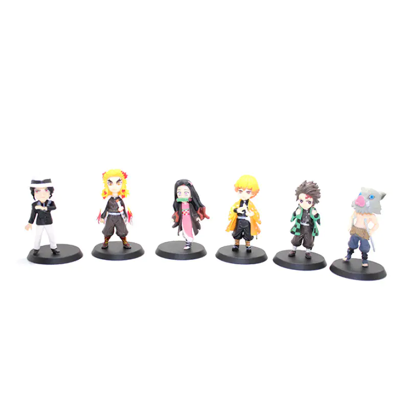 Silikon Anime Figür 6lı Set ALK161 Silikon Anime Figür 6lı Set ALK161