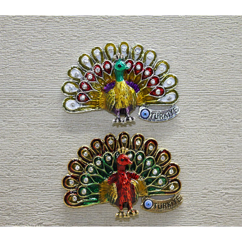 Swaroski Tavuskuşu Magnet Alk3852 Swaroski Tavuskuşu Magnet Alk3852