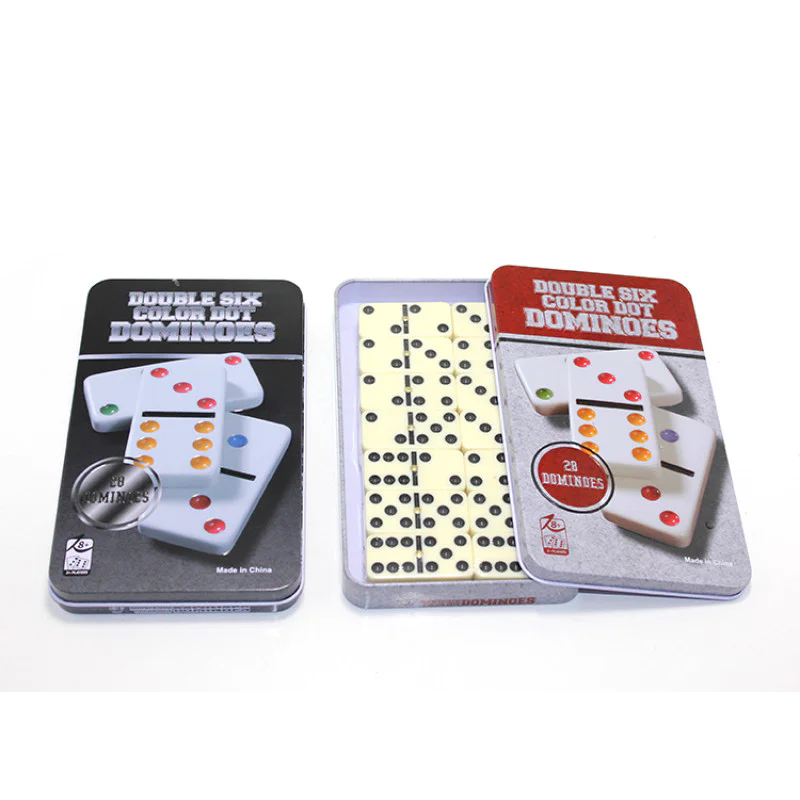Metal Kutulu Melamin Domino ALK111