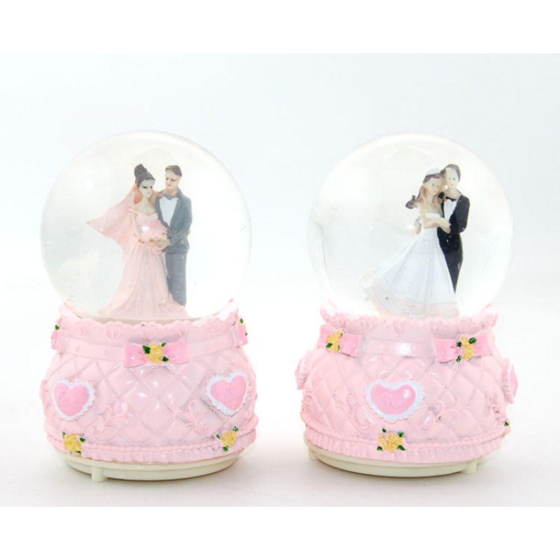 Işıklı Müzikli Kar Küresi 13 Cm Alk1787