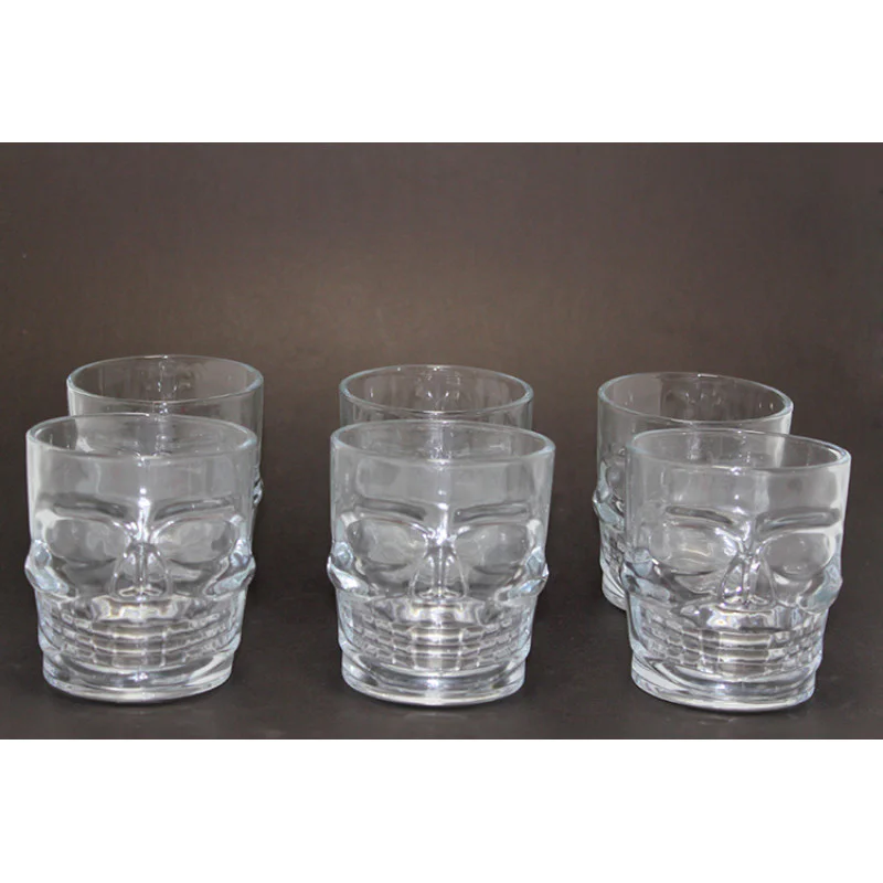 6Lı Set Cam Shot Bardak Kurukafalı 9 Cm 6Lı Set Cam Shot Bardak Kurukafalı 9 Cm