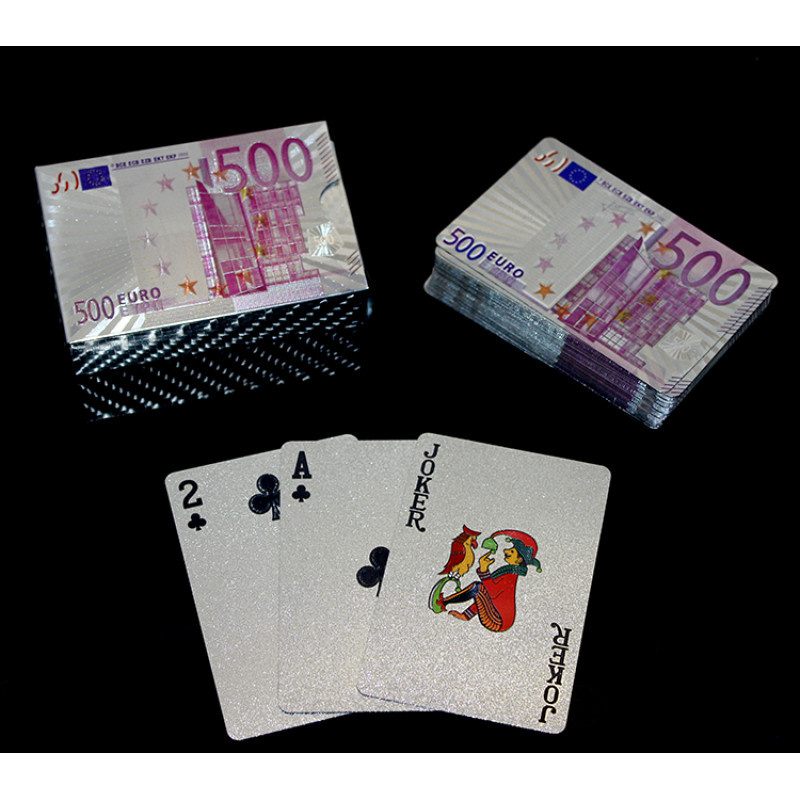 Euro Tasarımlı Gümüş İskambil Oyun Kartı Alk2812 Euro Tasarımlı Gümüş İskambil Oyun Kartı Alk2812