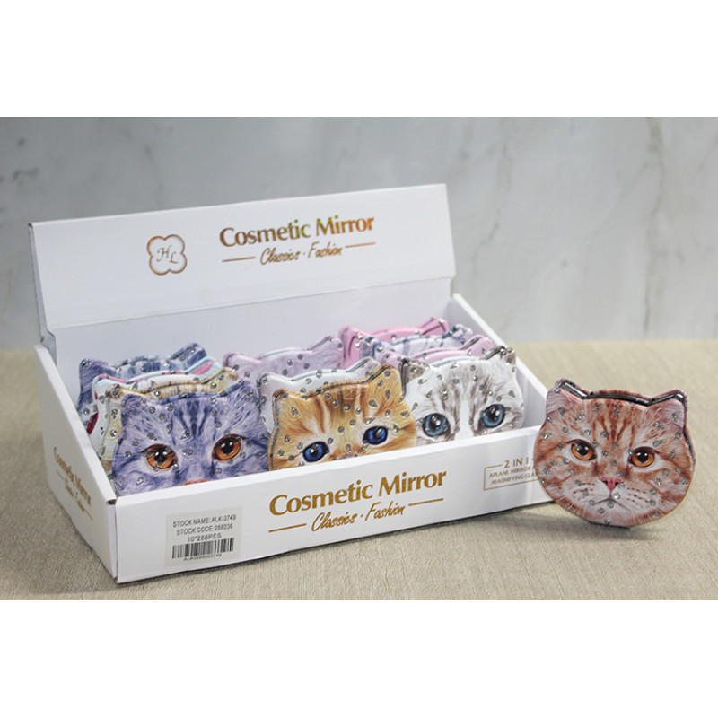Taşlı Kedi El Aynası Alk3749