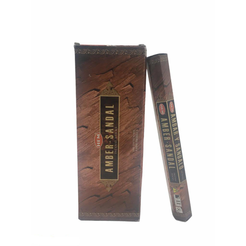 Hem Amber Sandal  Aromalı Çubuk Tütsü