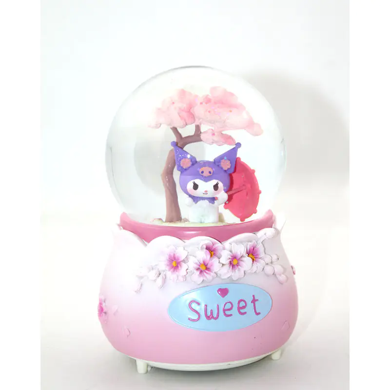 Işıklı Müzikli Kar Küresi 16 Cm Alk1636