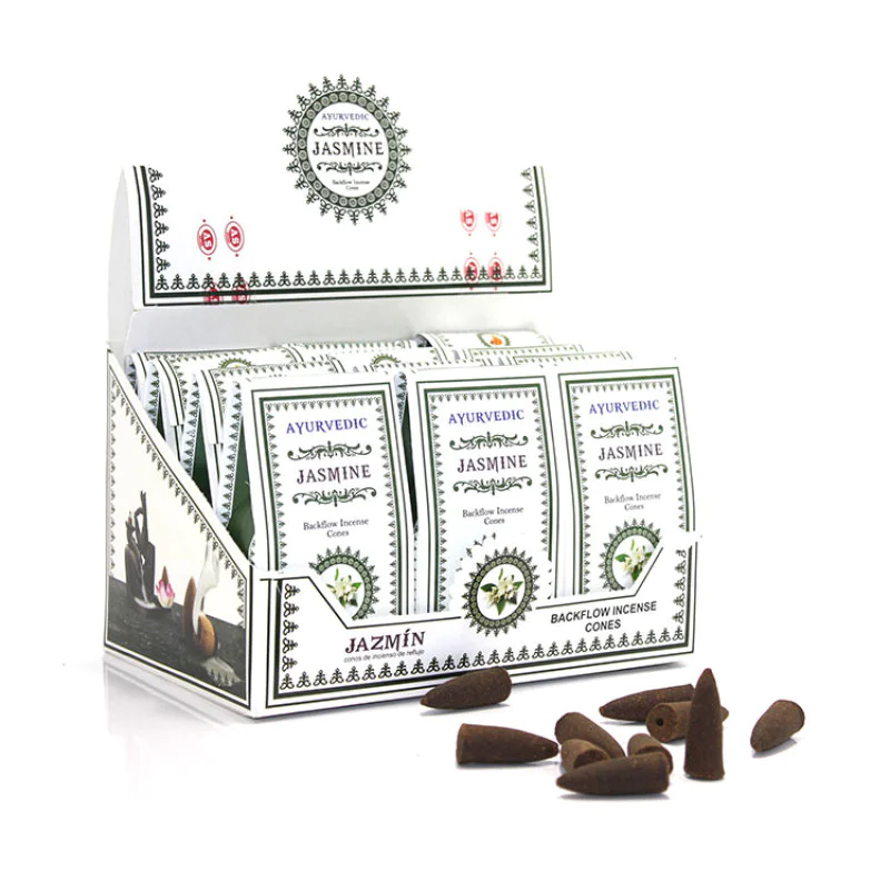 Ayurvedic Konik ( Geri Akış ) Tütsü Jasmine Aromalı konik jasmine