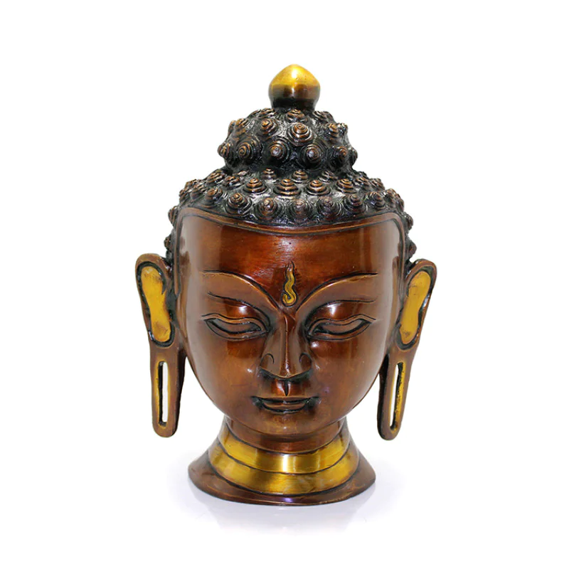 Metal Buda Büstü Biblosu 30 Cm KSK265