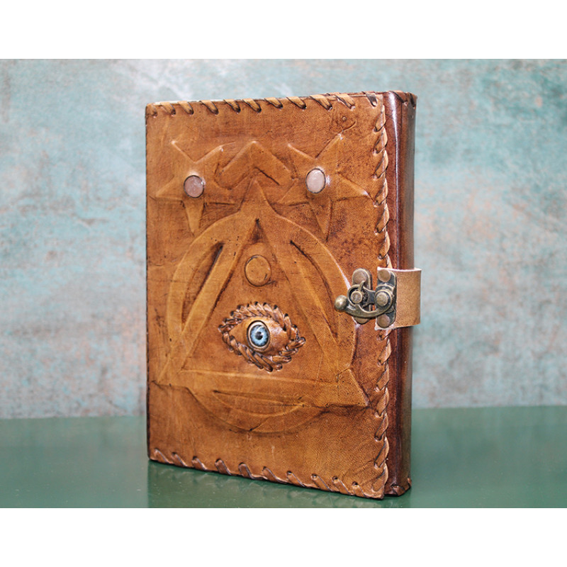 Taşlı Deri Defter Ksk3152