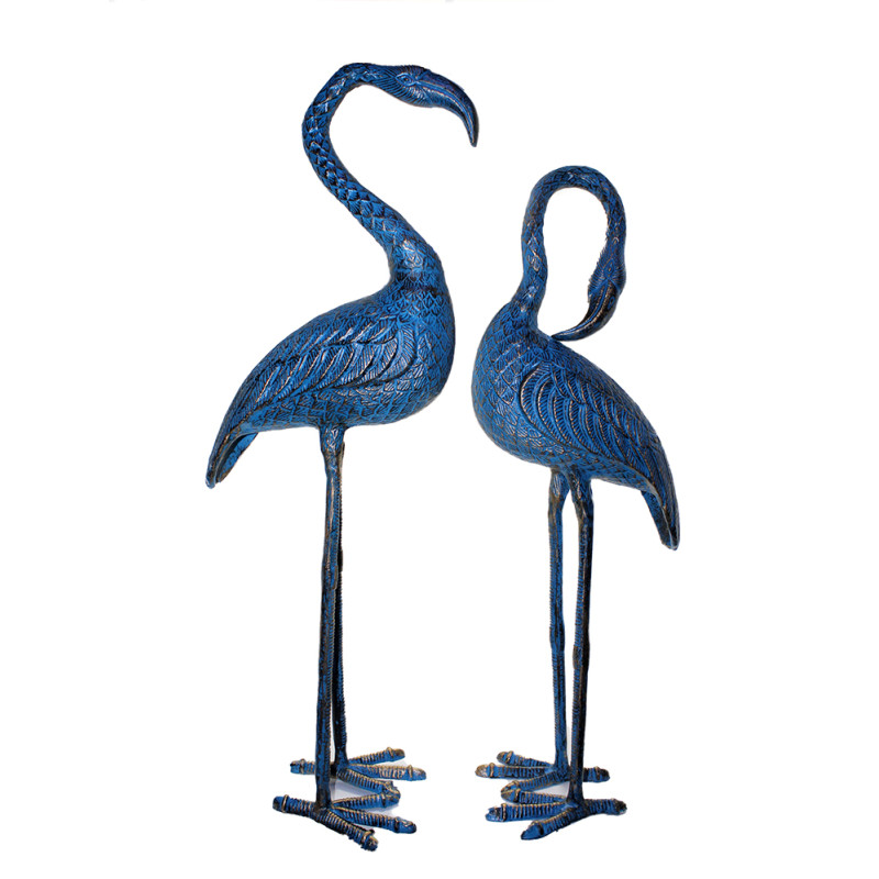 Metal İkili Flamingo Seti 86-78 Cm KSK495