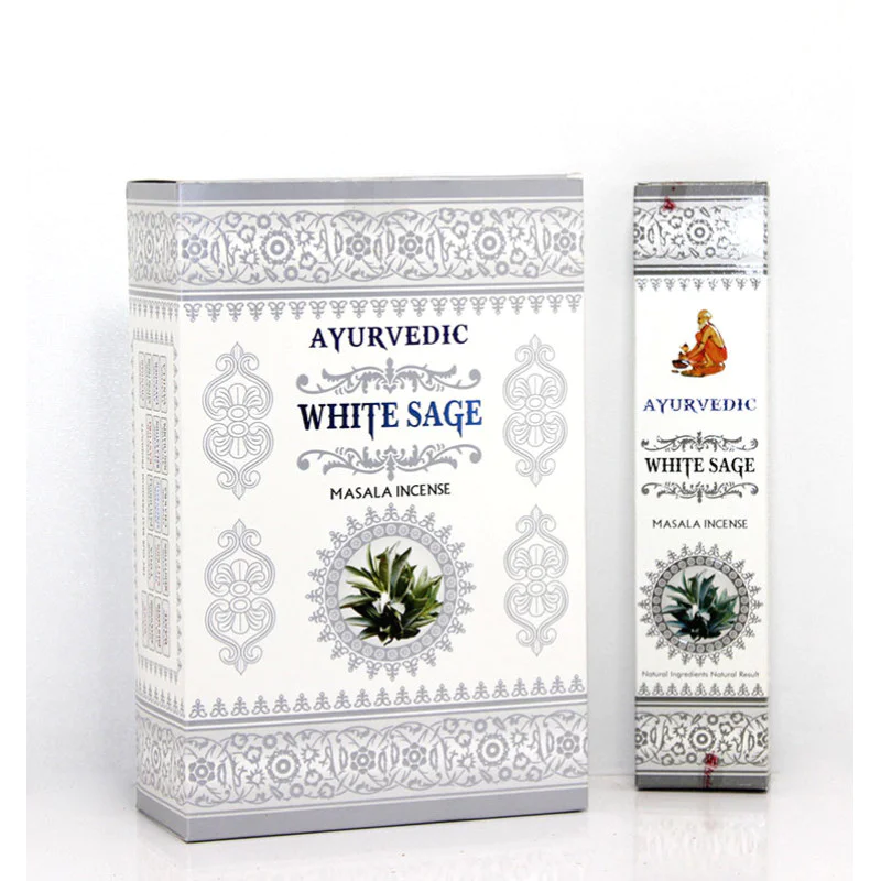 Ayurvedic Whıte Sage Aromalı Tütsü Whıte Sage