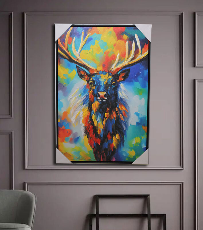 resim çerçevesi, duvar, sanat, modern sanat içeren bir resimYapay zeka tarafından oluşturulan içerik yanlış olabilir.